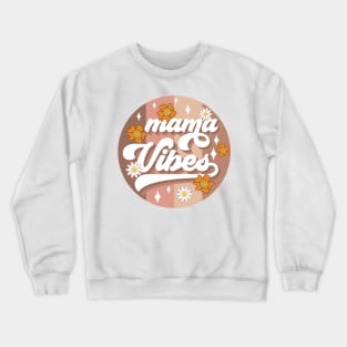 Mama Vibes Floral Crewneck Sweatshirt